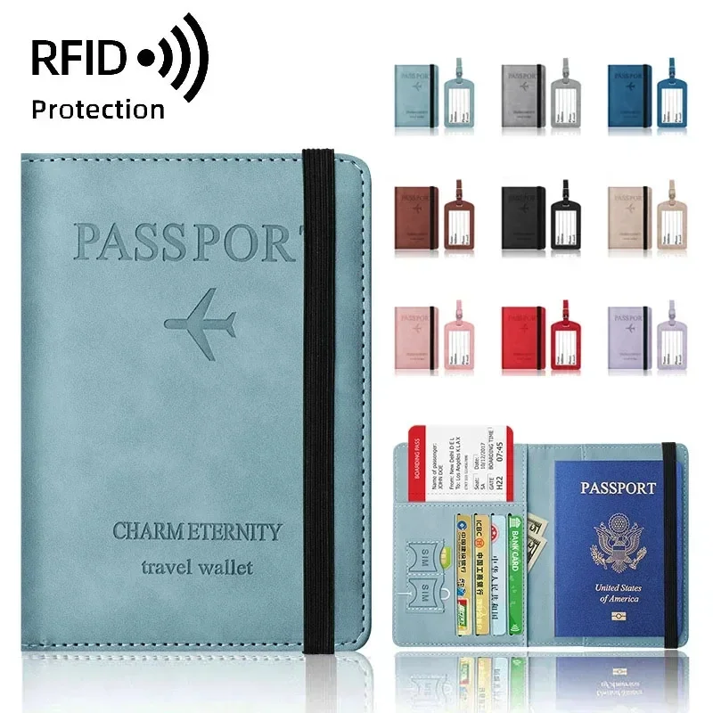 Travel Accessories Long Flight - بو الجلود حامل جواز السفر للرجال