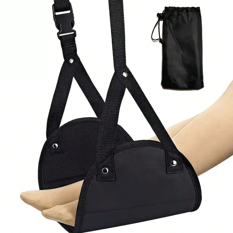 Travel Accessories Long Flight - أرجوحة مسند للقدمين قابلة للتعديل للسفر