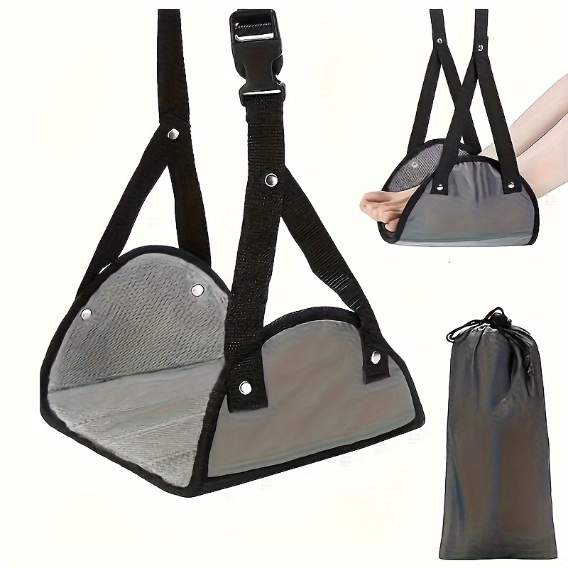 Travel Accessories Long Flight - مسند قدم معلق قابل للتعديل ومحمول
