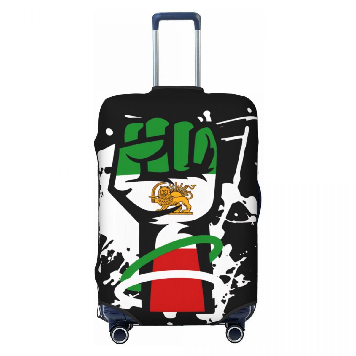 Travel Accessories Long Flight - غطاء حقيبة سفر مرن بتصميم أسد