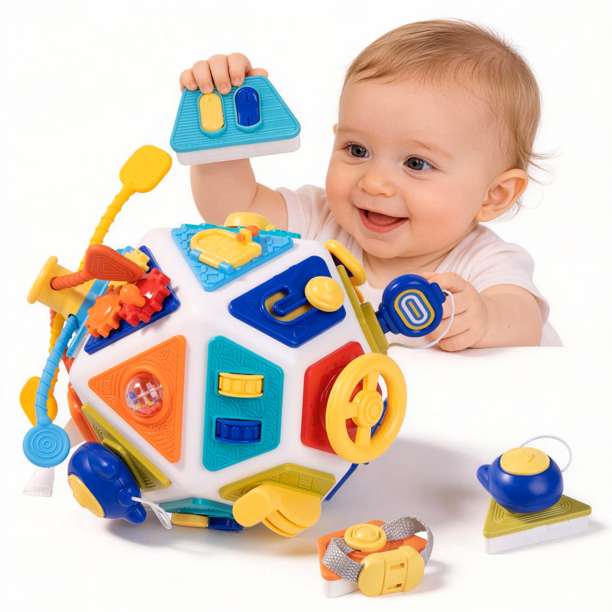 Travel Accessories Baby - 22-in-1 طفل مشغول مجلس النشاط مكعب