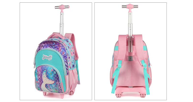 حقيبة ظهر بعجلات للبنات، حقيبة - مراجعة Luggage Cover Protector وسعره