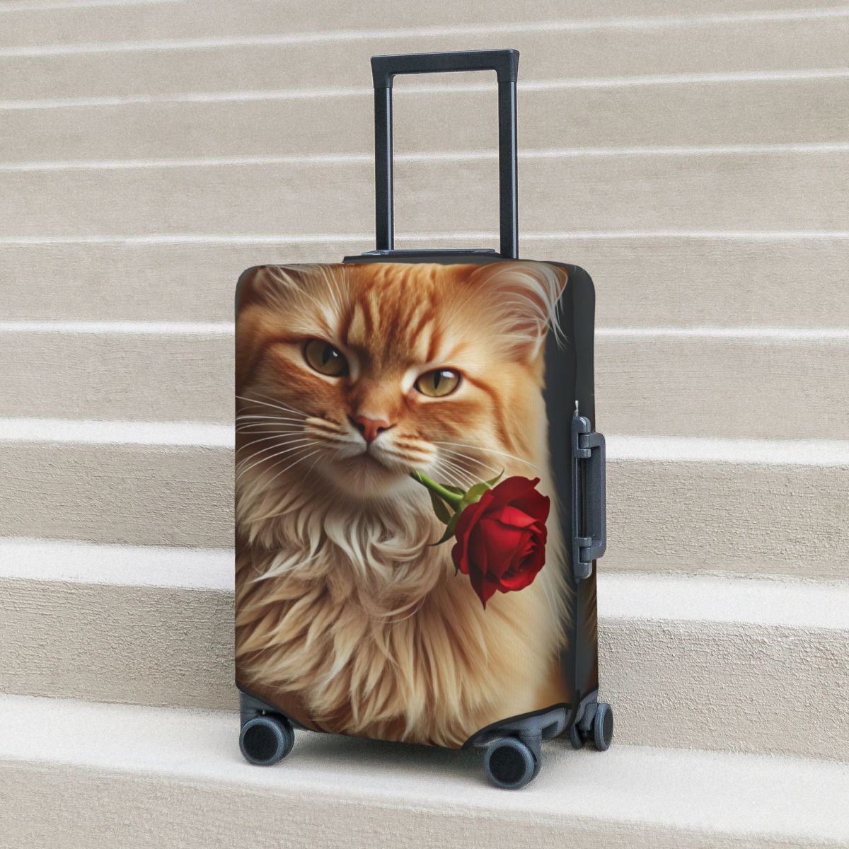 غطاء حقيبة سفر على شكل قطة أني - مراجعة Travel Accessories Long Flight وسعره