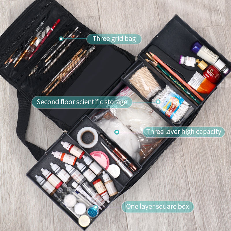 حقيبة ماكياج كبيرة للسفر للنسا - مراجعة Travel Accessories Organizer Bag وسعره