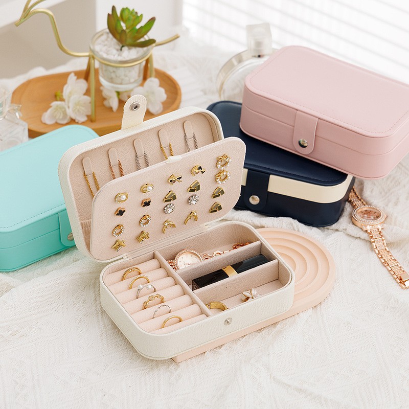 صندوق مجوهرات صغير محمول مضاد  - مراجعة Travel Accessories Jewelry وسعره