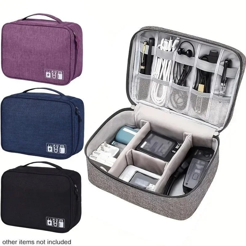 حقيبة تنظيم الإلكترونيات للسفر - مراجعة Travel Accessories As Gifts وسعره
