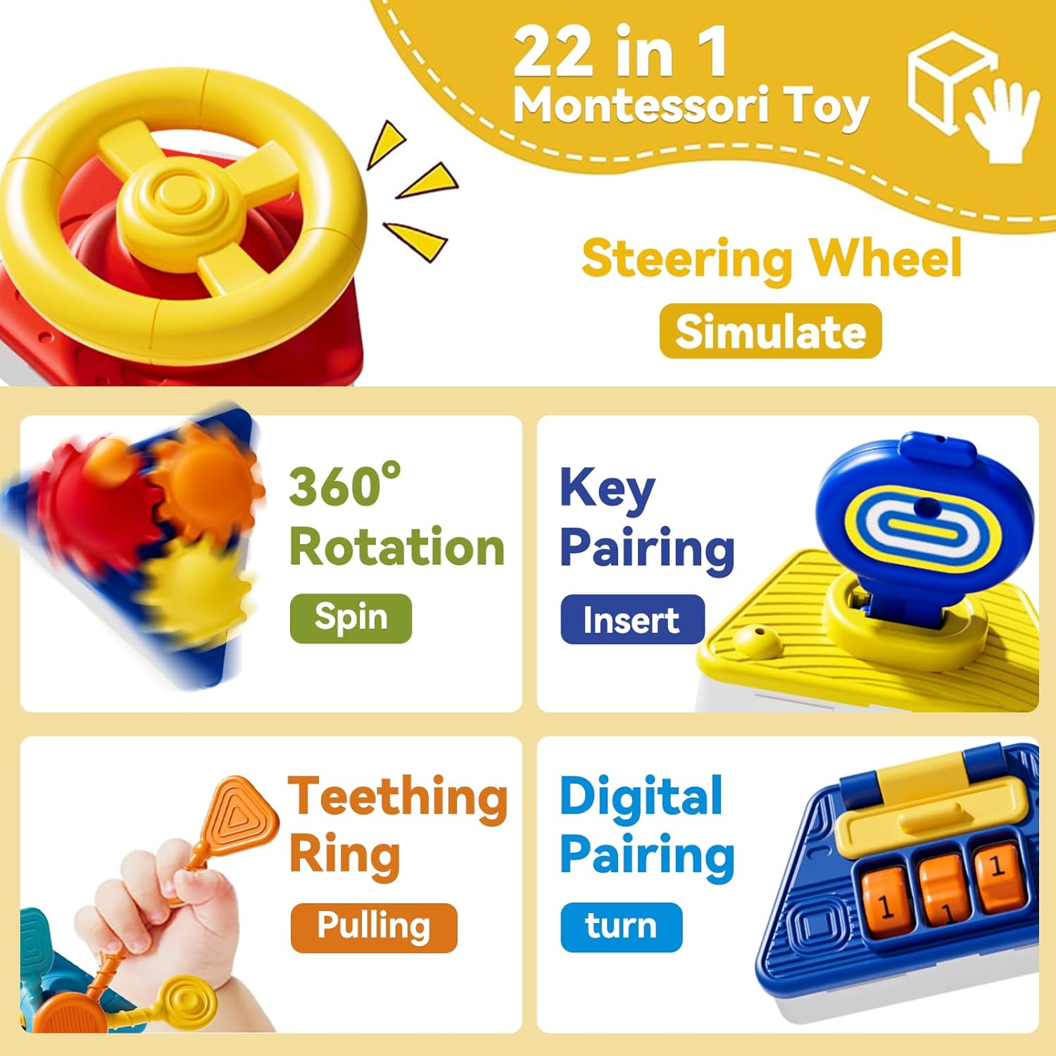 مكعب أنشطة للأطفال الرضع، ألعا - مراجعة Travel Accessories Baby وسعره