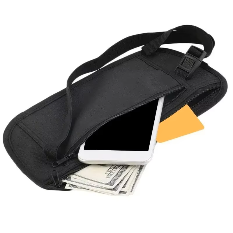 حقيبة خصر سفر غير مرئية من الن - مراجعة Travel Accessories Wallet وسعره