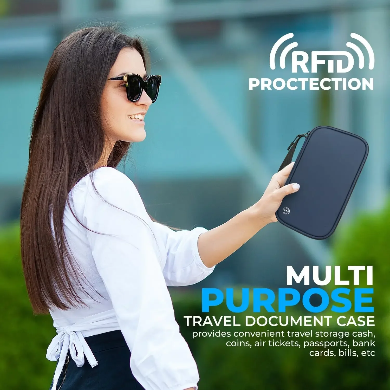 محفظة خفيفة الوزن لغطاء جواز ا - مراجعة Travel Accessories Wallet وسعره