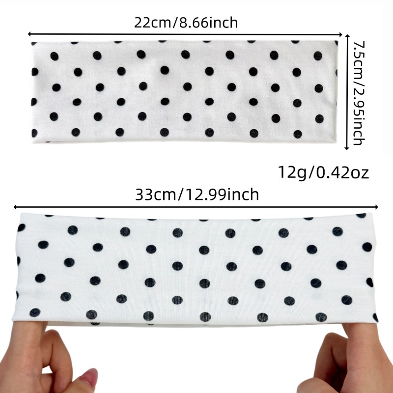 2 قطعة رباط رأس مرن بنقشة النق - مراجعة Travel Accessories Aesthetic وسعره