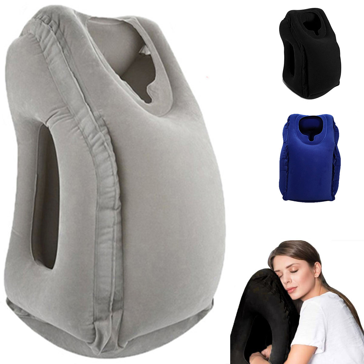 وسادة سفر قابلة للنفخ، إكسسوار - مراجعة Travel Accessories Long Flight وسعره