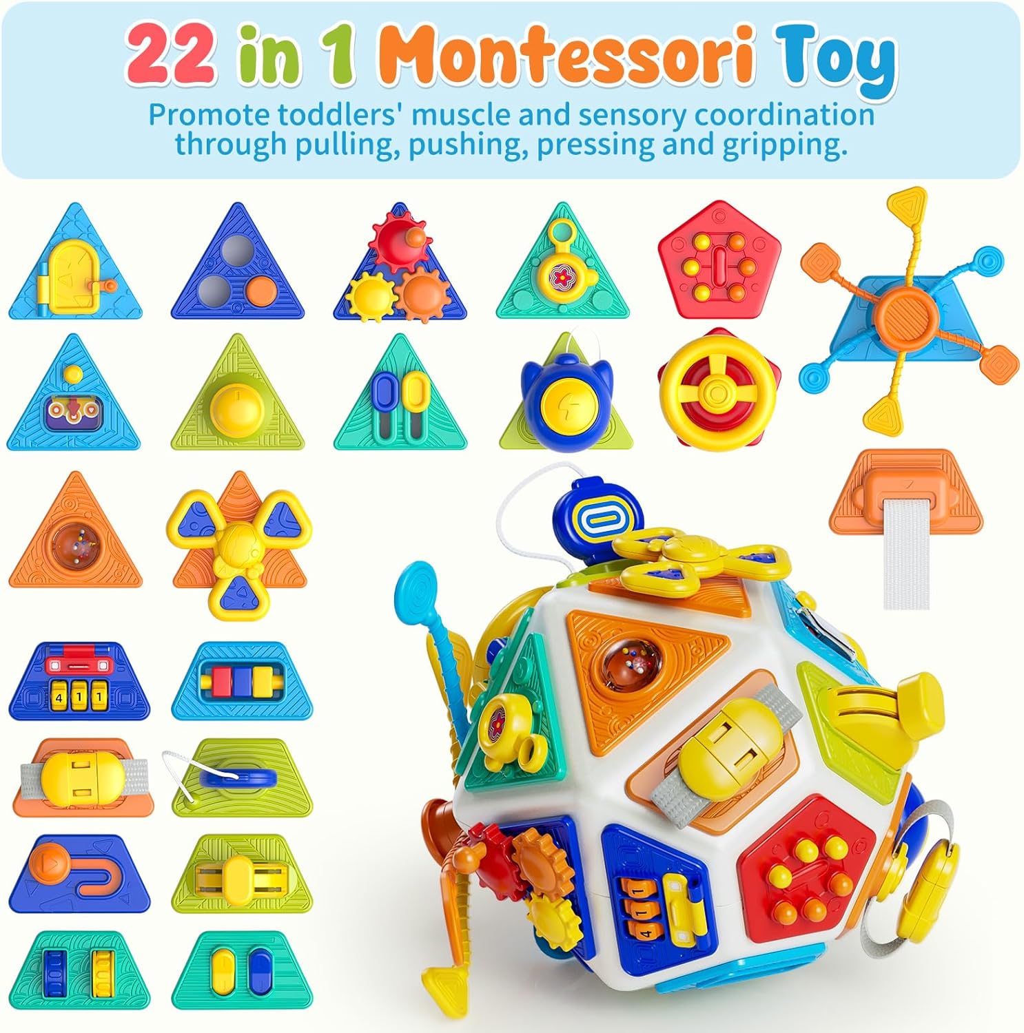 22-in-1 طفل مشغول مجلس النشاط  - مراجعة Travel Accessories Baby وسعره