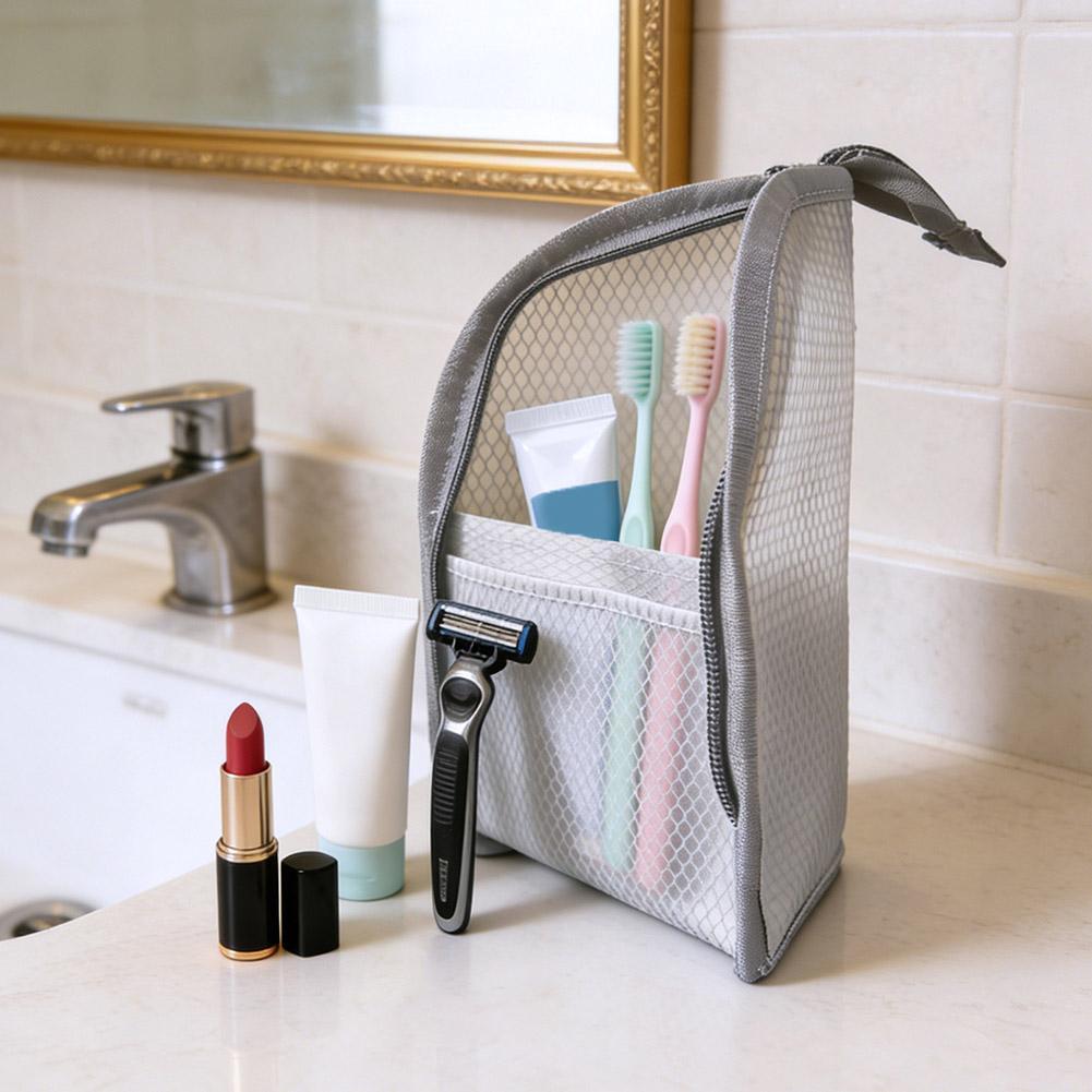 حقيبة مستلزمات السفر الشبكية ا - مراجعة Travel Accessories Organizer Bag وسعره